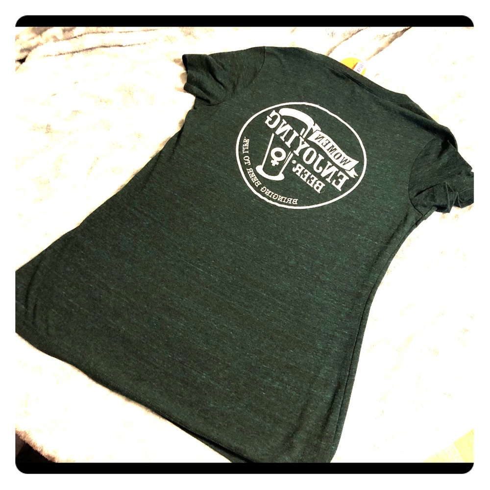 NWT Women Enjoying Beer Tee Shirt